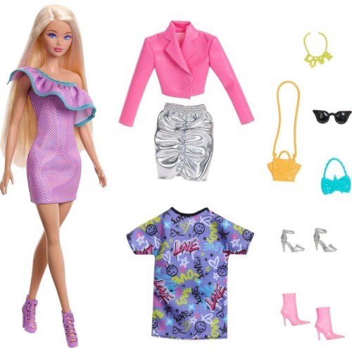 Barbie Fashionistas Bebek Kıyafet ve Aksesuarları HYT61